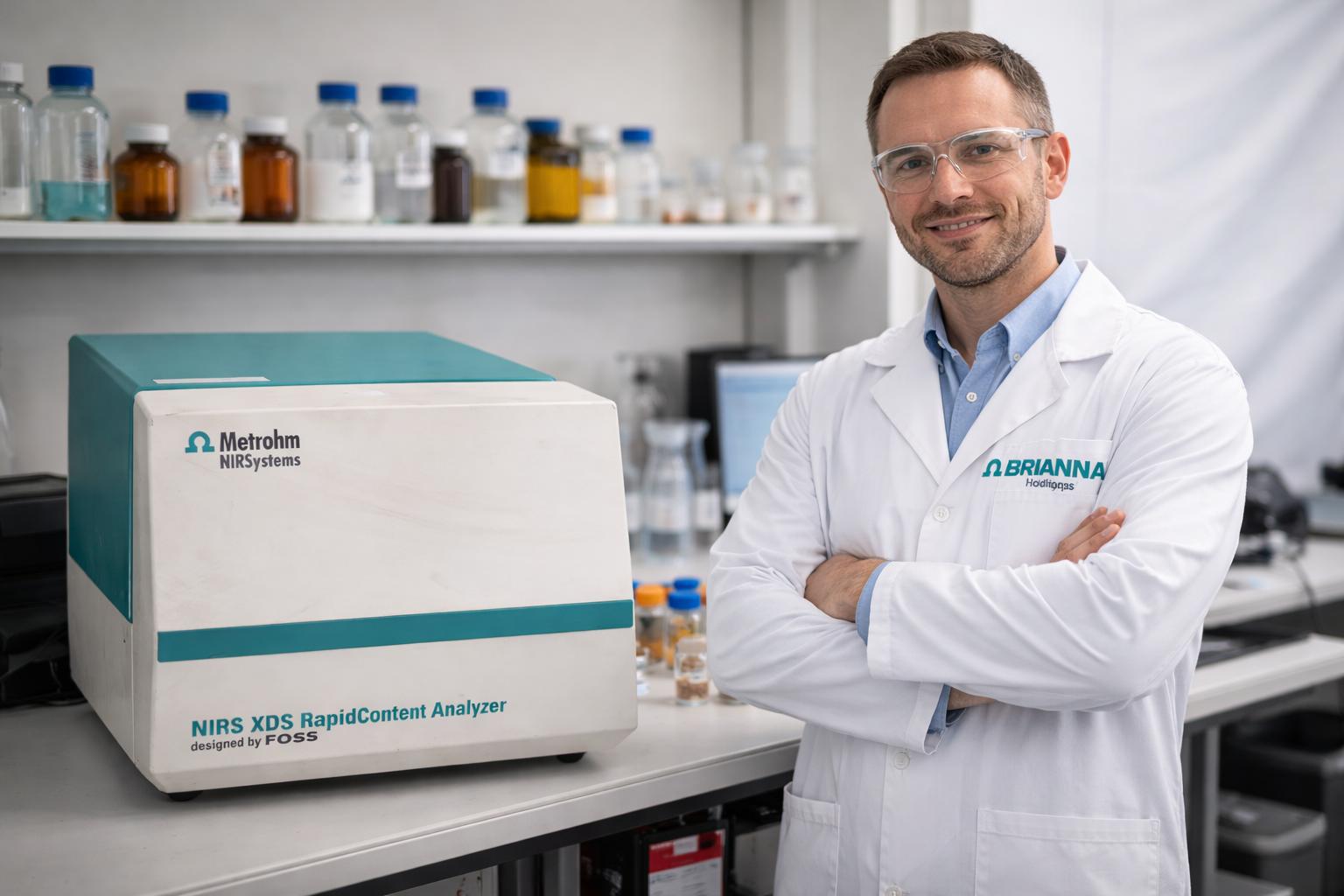 Specialised spectrometer modification for plant analysis